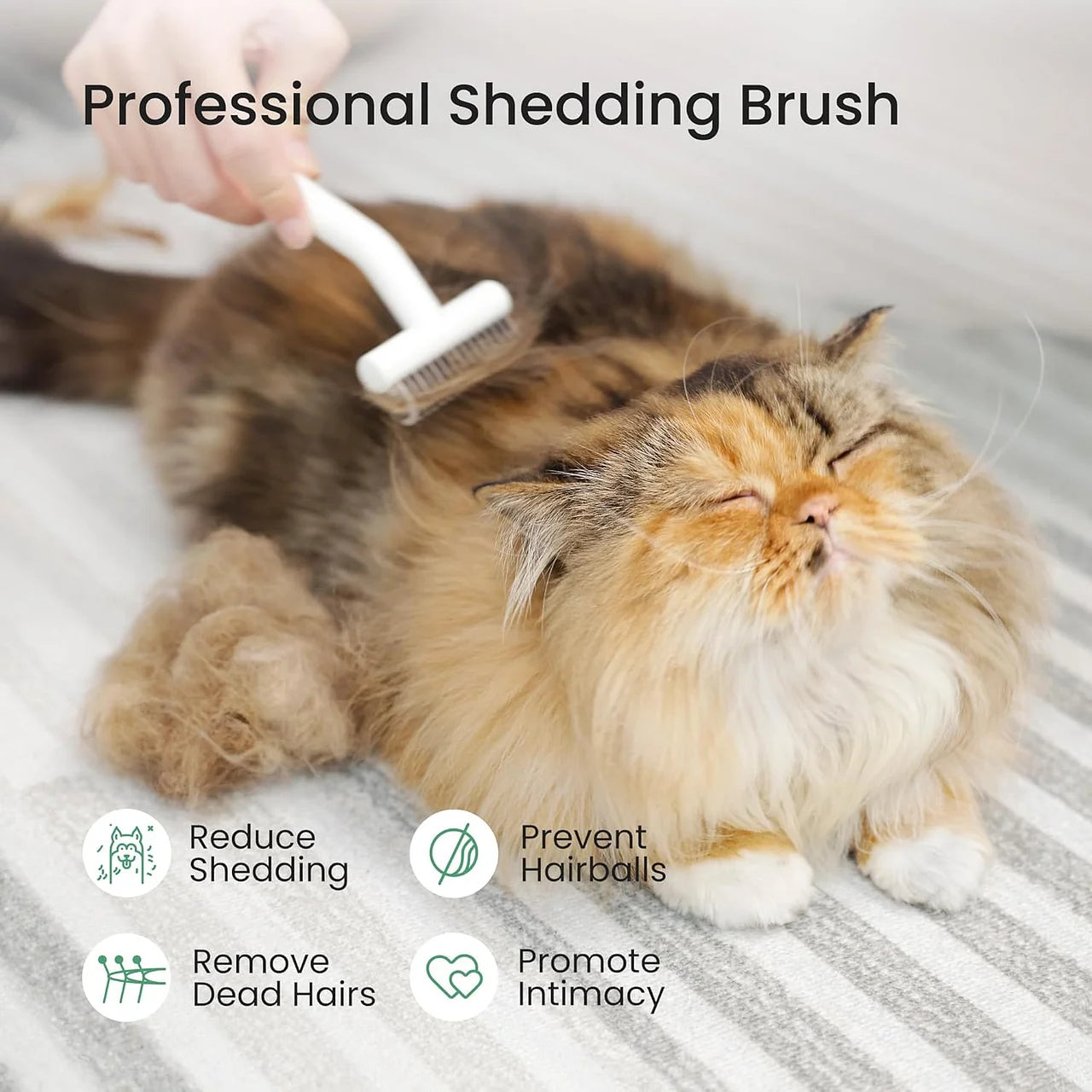 Professional Pet Brush for Shedding & Dematting -