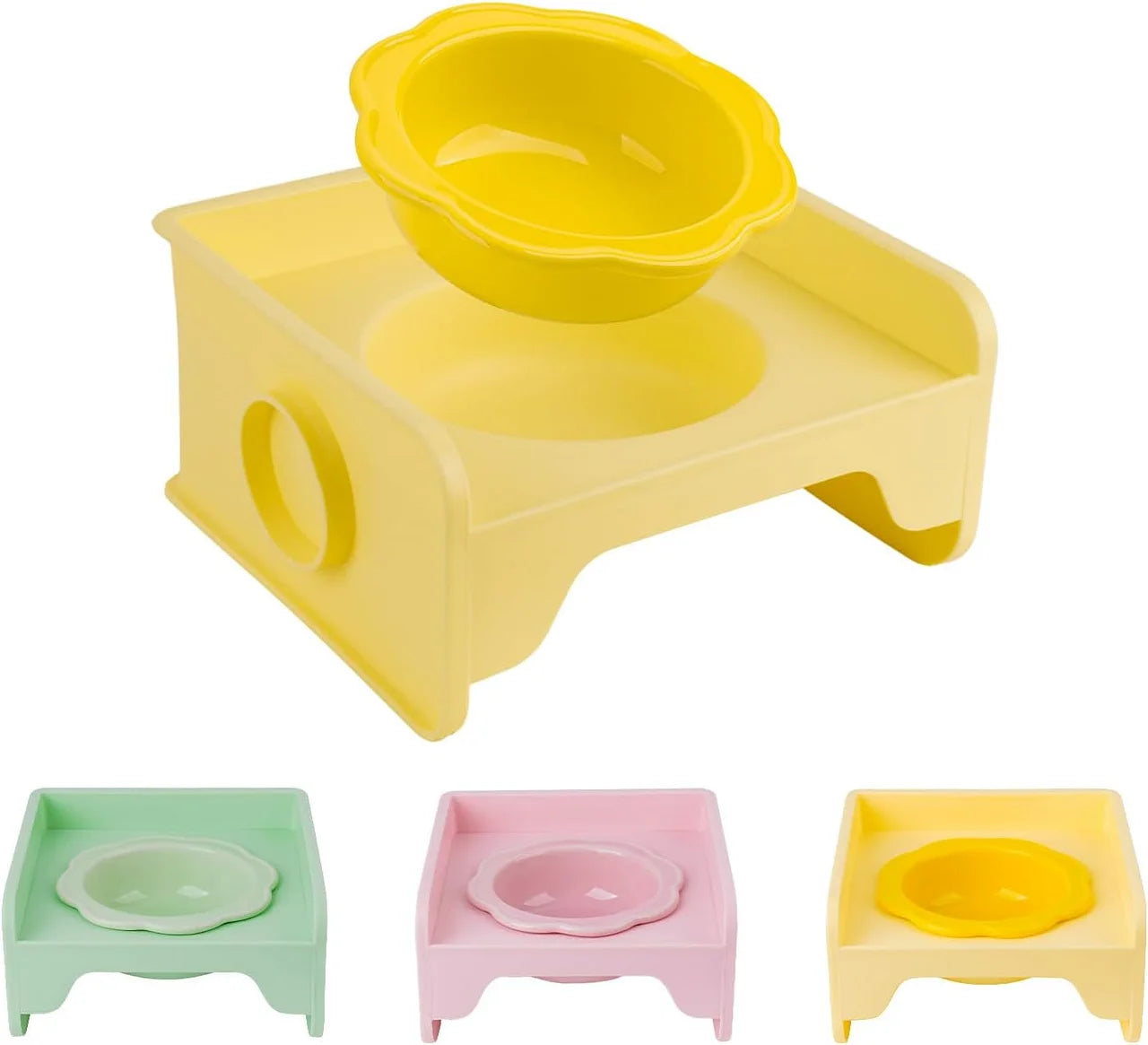Cat Bowls Elevated Whisker Friendly