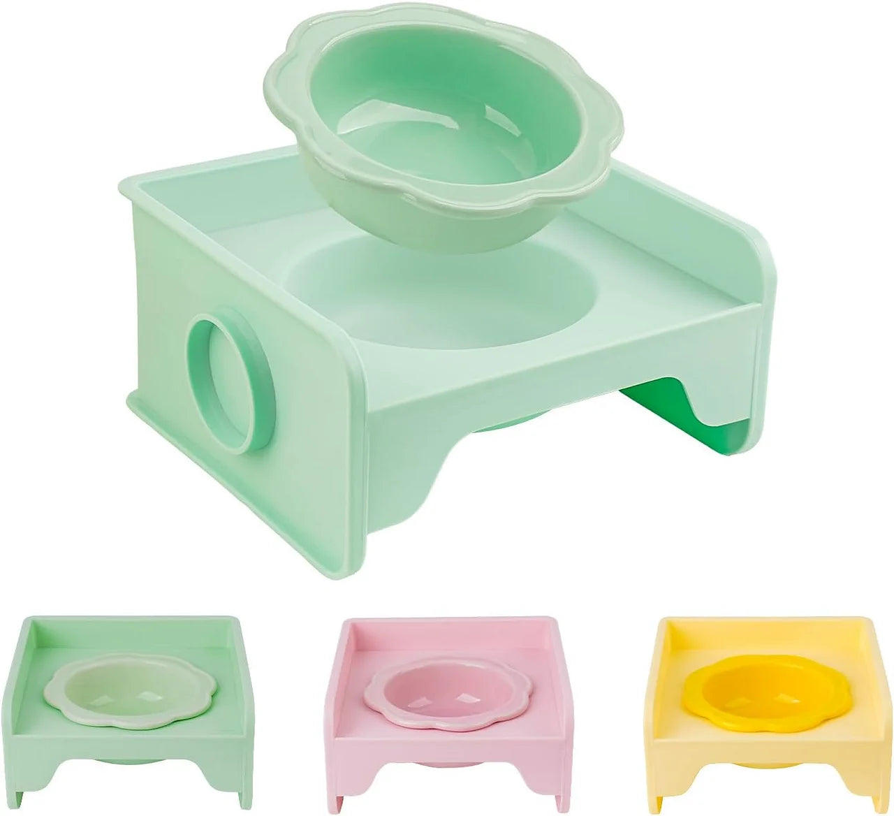 Cat Bowls Elevated Whisker Friendly