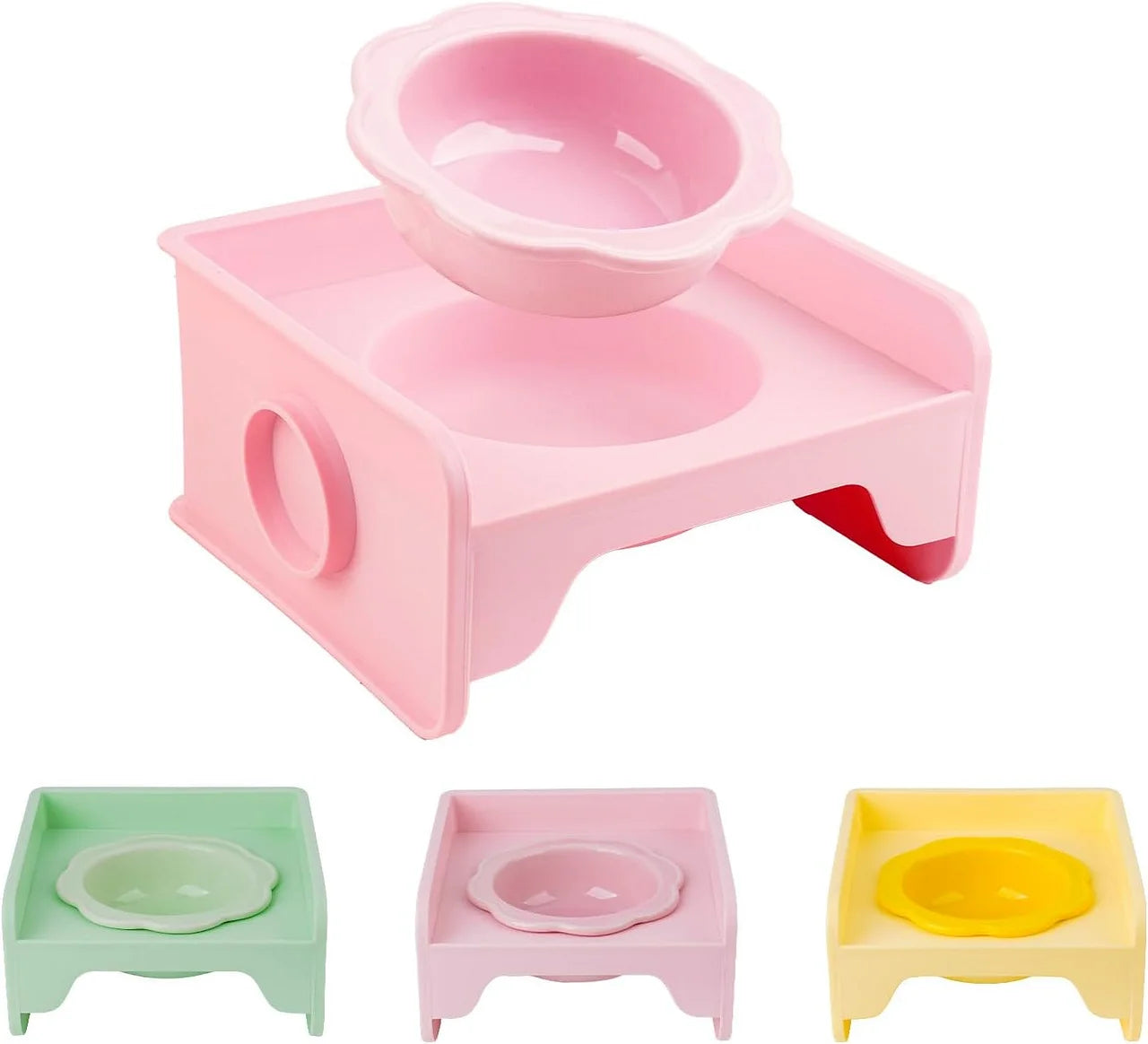 Cat Bowls Elevated Whisker Friendly