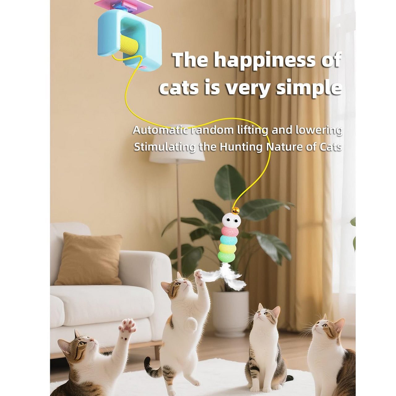 Automatic Electric Flying Bird Cat Toy